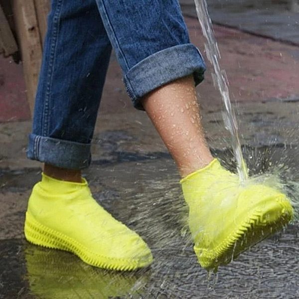 Silicon waterproof rain shoe cover 1 pair