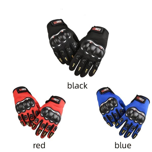 Bike riding gloves with knuckle protection & Touchscreen enabled
